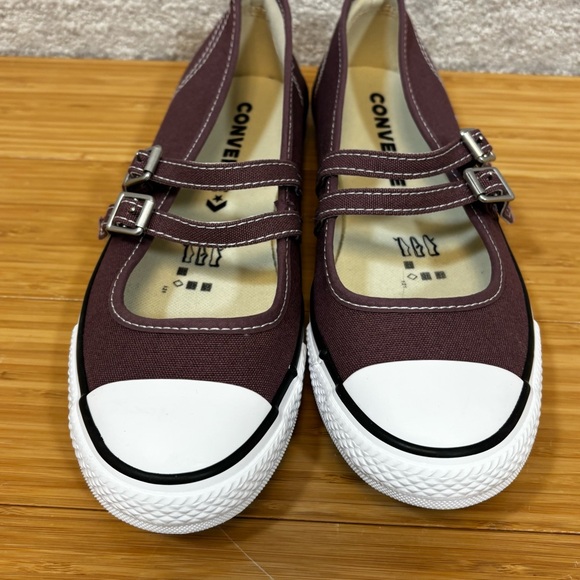 Converse Women's CTAS Dainty Mary Jane Shoes A13798F  Size 8 Trail Mixed Purple - Picture 5 of 8